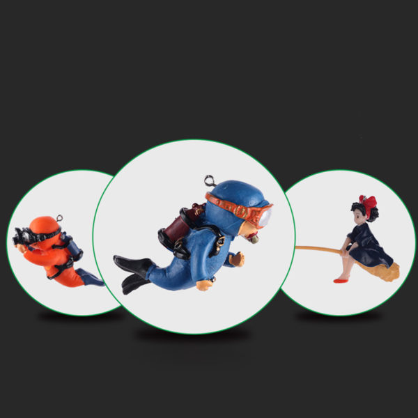 Mini accessoires de décoration flottante pour Aquarium, Figurines flottantes intéressantes, ornement d'aménagement paysager – Image 2