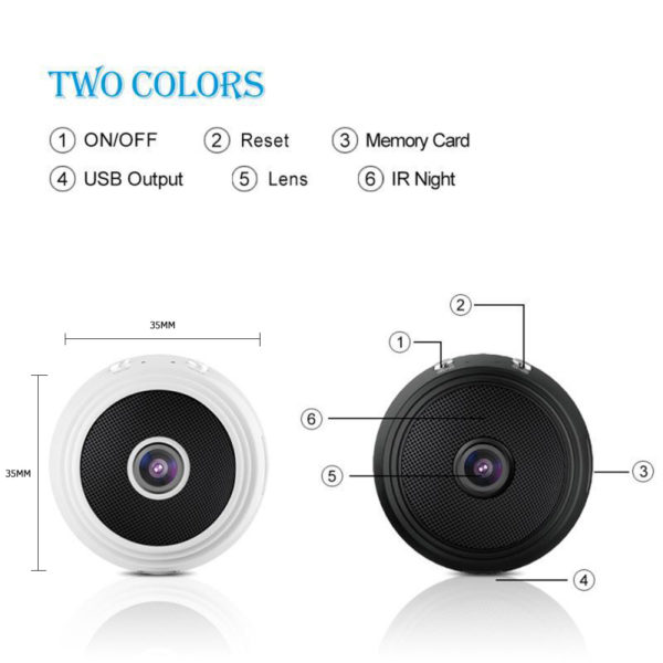 Mini cam ra de Surveillance A9 IP Wifi HD 1080P dispositif de s curit domestique sans 5