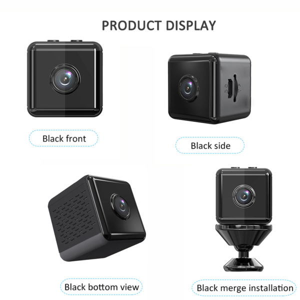 Mini cam ra de Surveillance WiFi HD F9 dispositif de s curit domestique sans fil avec 1