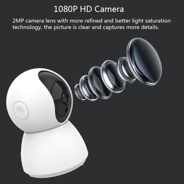 Mini cam ra de Surveillance int rieure IP WiFi hd 1080P dispositif de s curit domestique 1