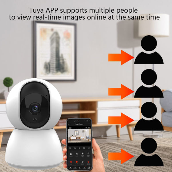 Mini cam ra de Surveillance int rieure IP WiFi hd 1080P dispositif de s curit domestique 3