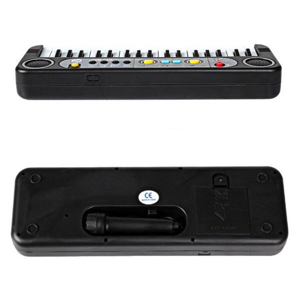 Mini clavier lectronique 37 touches pour enfants Instrument de musique jouet ducatif d apprentissage avec Microphone 4