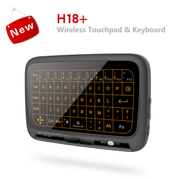 Mini clavier tactile sans fil H18 2 4GHz r tro clair QWERTY intelligent Plug And Play 5