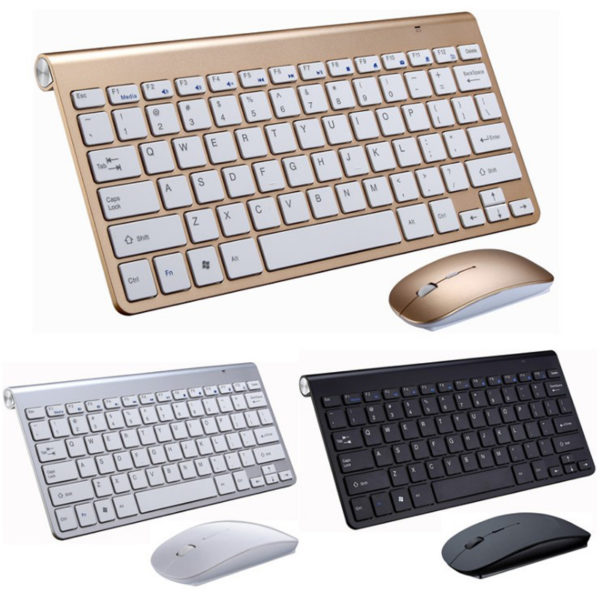 Mini ensemble clavier et souris sans fil 2 4G pour ordinateur portable et Mac version cor 3