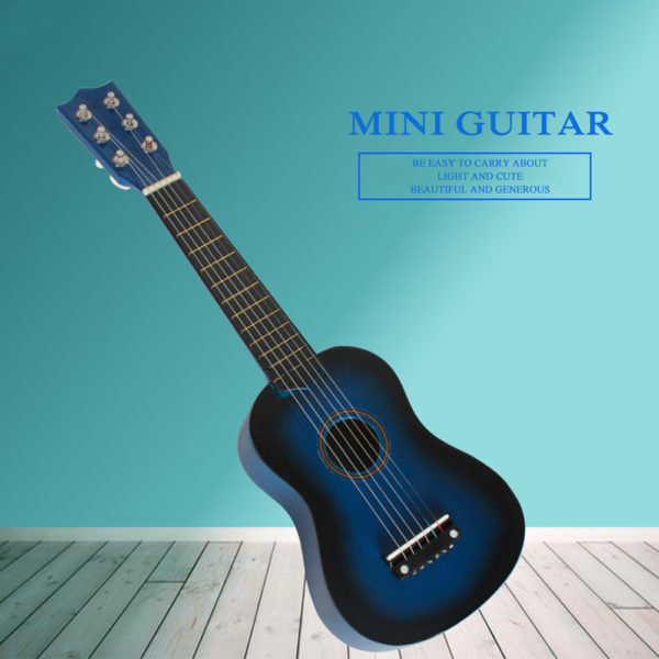 Mini guitare Ukulele 21 pouces 6 cordes Instrument de musique jouet cadeau pour enfant d butant 1