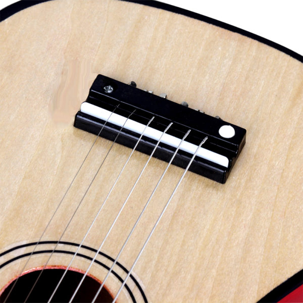 Mini guitare en bois pour enfants jouet ducatif Ukulele 6 cordes Instruments de musique cadeau pour 3