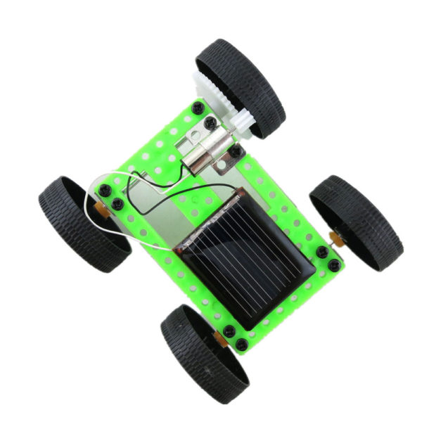 Mini jouet nergie solaire pour enfants Kit de voiture robot Gadget ducatif passe temps amusant pour 1