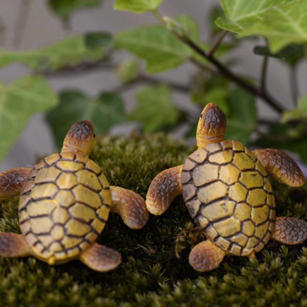 Mini tortue mod le r sine ornement beau travail accessoire de disposition d aquarium Aquarium paysage