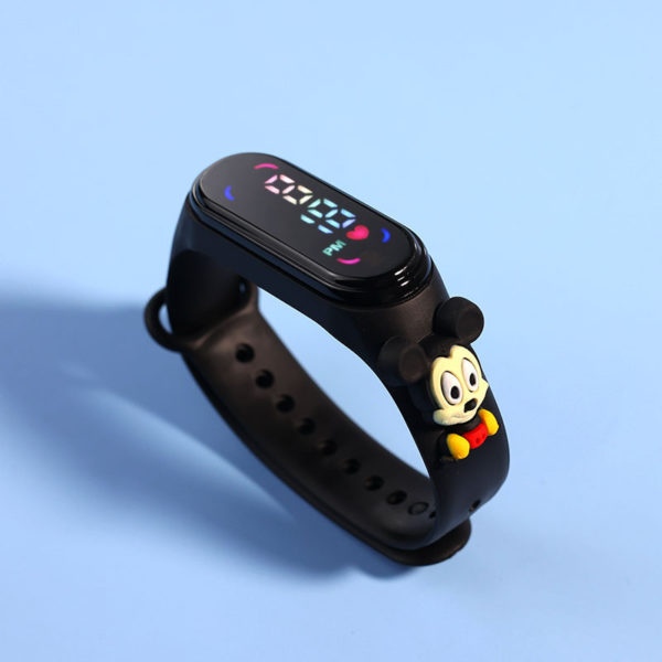 Montres Mickey pour enfants montre pour filles Bracelet lectronique sport LED tactile poup e Spiderman montre 1