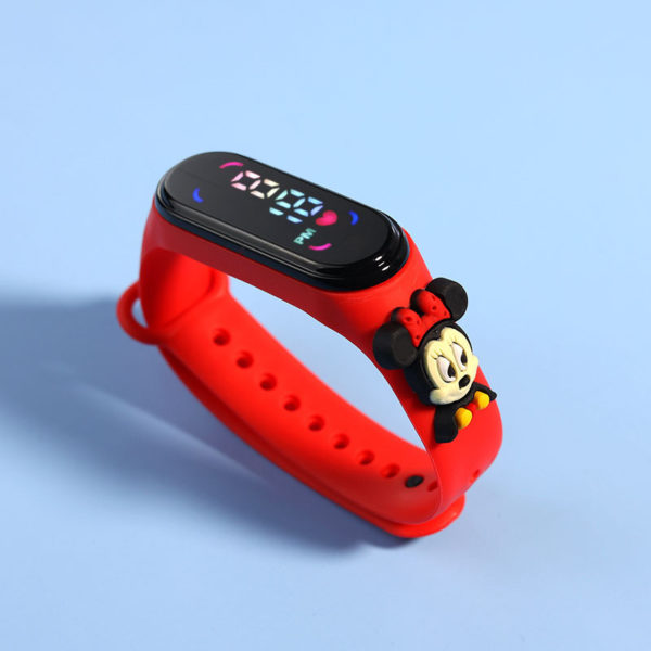 Montres Mickey pour enfants montre pour filles Bracelet lectronique sport LED tactile poup e Spiderman montre 3