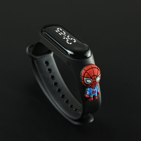 Montres Mickey pour enfants montre pour filles Bracelet lectronique sport LED tactile poup e Spiderman montre 4