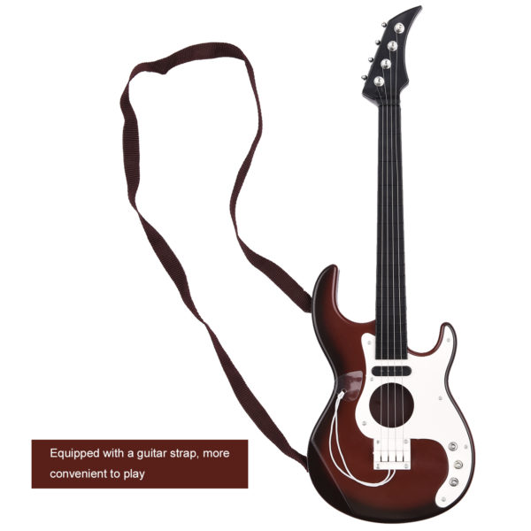 Muslady guitare basse 4 cordes pour enfant jouet de 19 pouces instrument Musical d veloppement de 3