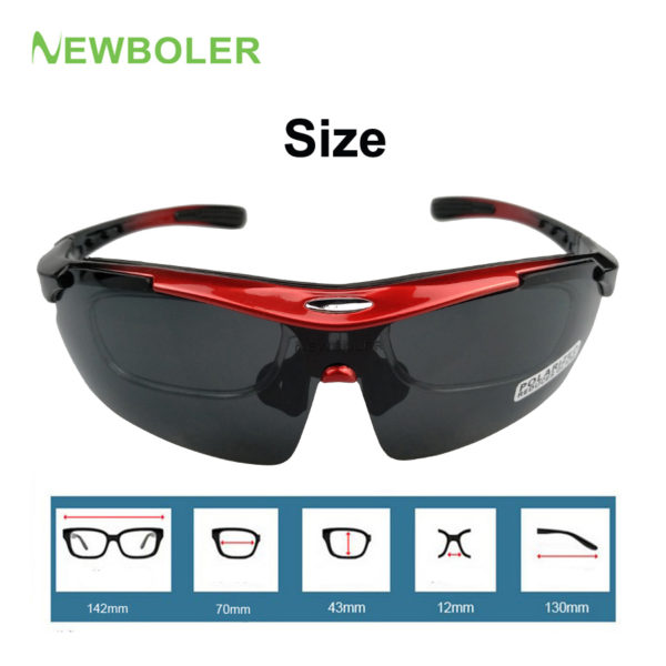 NEWBOLER 2 cadre polaris cyclisme lunettes de soleil Sports de plein air lunettes de v lo 1