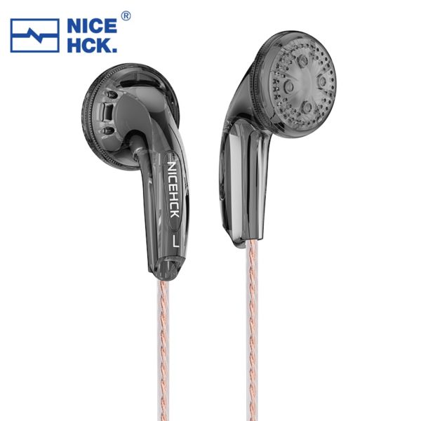 NiceHCK couteurs filaire YD30 avec Microphone HD dynamique oreillettes avec Surface vernis UV hi fi musique 1