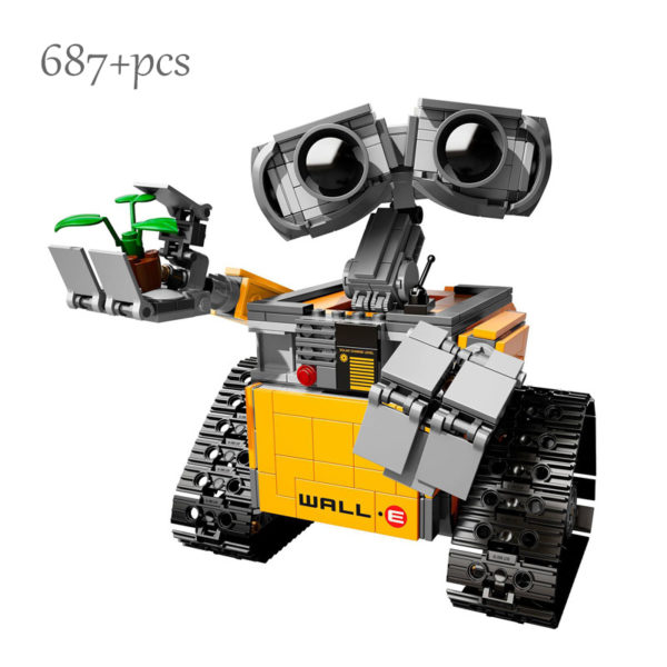 Nouveau 687 pièces Disney WALL E high-tech APP motorisé RC Robot fonctions figurines blocs de construction techniques pour enfants jouets cadeau – Image 4