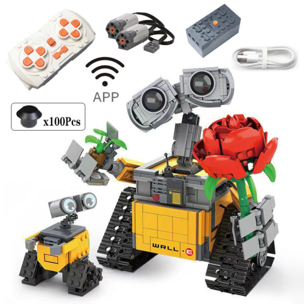 Nouveau 687 pièces Disney WALL E high-tech APP motorisé RC Robot fonctions figurines blocs de construction techniques pour enfants jouets cadeau