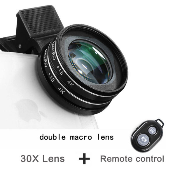 Objectif Macro 37MM 15X 4K HD professionnel pour photographie objectif d appareil photo de t l