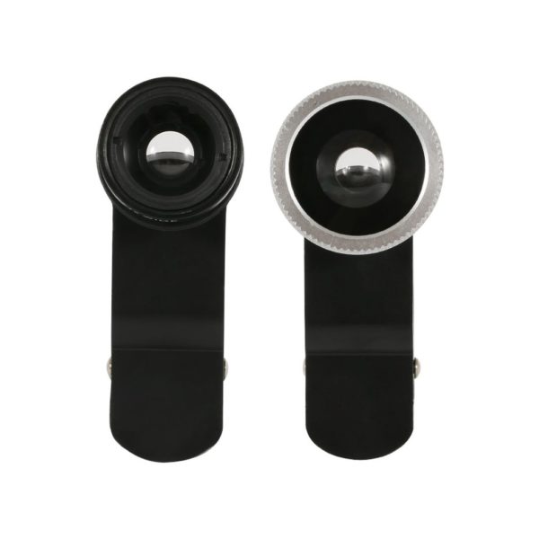 Objectif Macro Fisheye grand Angle 3 en 1, Kits pour caméra, téléphone portable, objectifs oeil de poisson avec Clip 0,67x pour iPhone Samsung tous les téléphones portables – Image 5