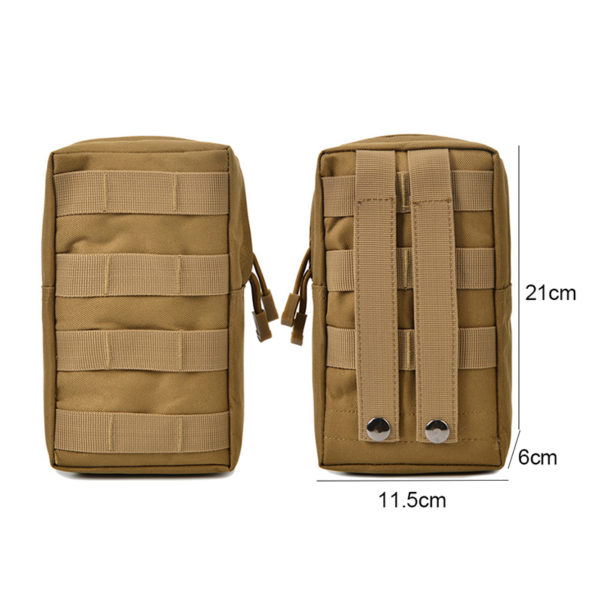 Oxford sac tactique militaire en plein air 600D outil EDC Molle fermeture clair accessoires de taille 3
