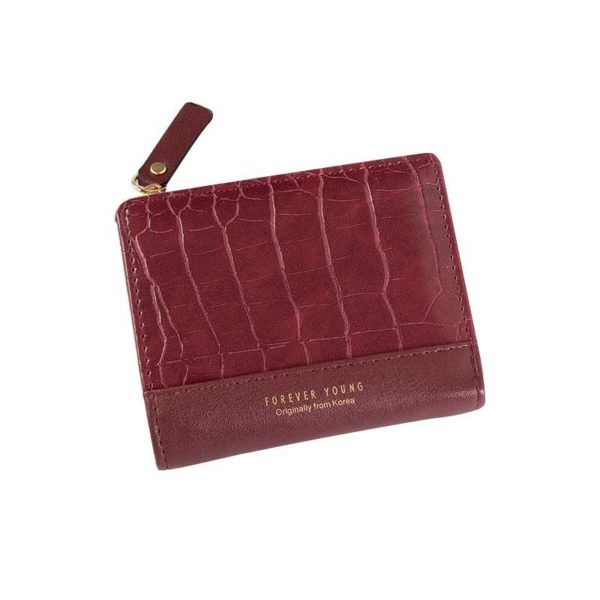 Petit portefeuille motif Crocodile pour femmes, porte-monnaie à fermeture éclair, porte-cartes de luxe de styliste, pochette, sacs d'argent – Image 5