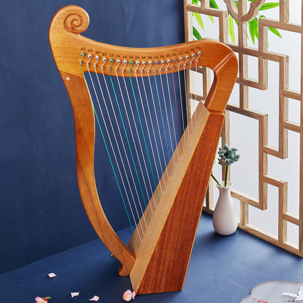 Piano harpe Lyre 23 cordes de haute qualit Instrument de musique Portable 19 cordes demi cl 1