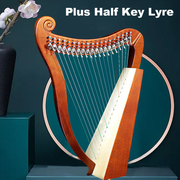 Piano harpe Lyre 23 cordes de haute qualit Instrument de musique Portable 19 cordes demi cl