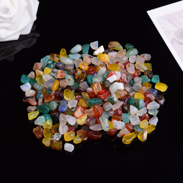 Pierre de guérison colorée en cristal naturel, minéraux de minerai de Quartz, échantillon de Quartz pour Aquarium, décoration de maison