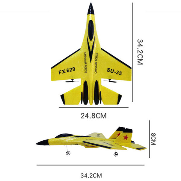 Planeur RC avion ailes RC télécommandé Drones avions RTF UAV enfants jouet enfants cadeau garçon avion modèle de vol SU-35 – Image 3