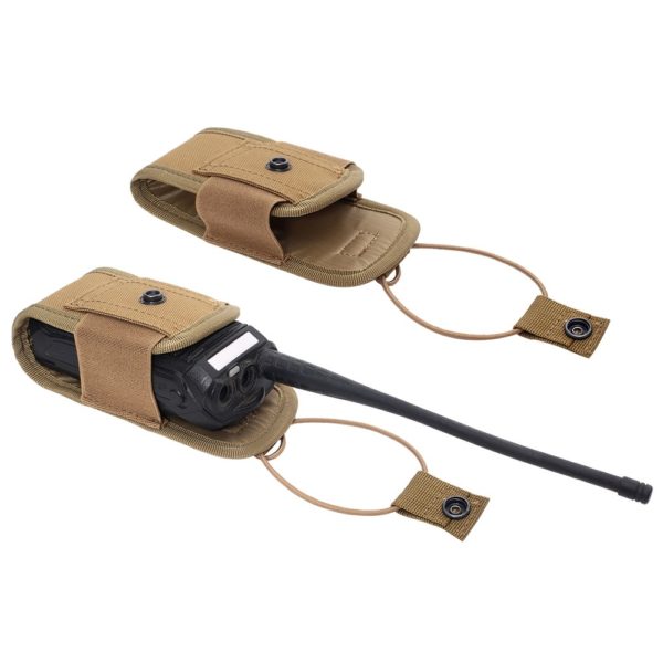 Pochette tactique Molle pour walkie talkie Radio 1000D porte sac de taille tui pour Interphone Portable 2