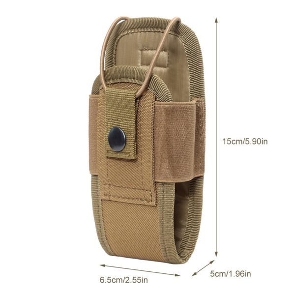 Pochette tactique Molle pour walkie talkie Radio 1000D porte sac de taille tui pour Interphone Portable 3