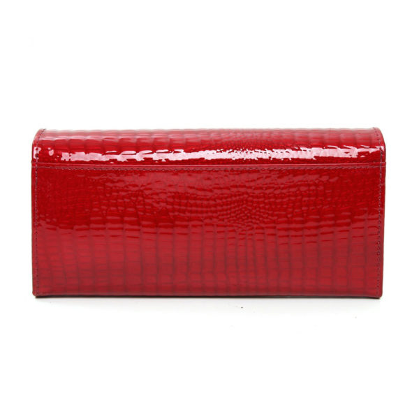 Portefeuille En Cuir véritable Femmes Crocodile Dames Portefeuille En Cuir de Marque Célèbre de Vachette Véritable – Image 2
