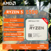 Processeur AMD R5 5500 Ryzen 5 5500 3.6 GHz, 6 cœurs, 12 threads, L3 16 mo, 7nm, Socket AM4 100 – 000000457, sans refroidisseur, nouveau