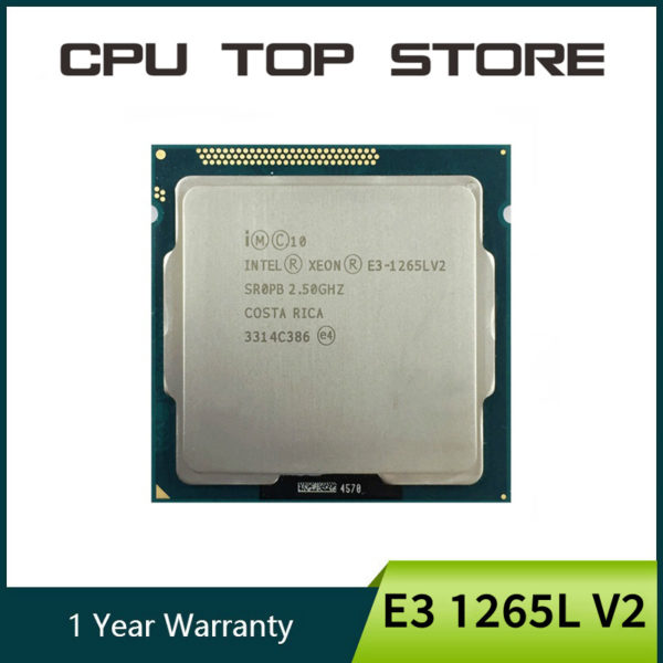 Processeur Intel Xeon E3 1265L V2 Quad Core 2 50GHz 5 GT s SR0PB LGA1155 d