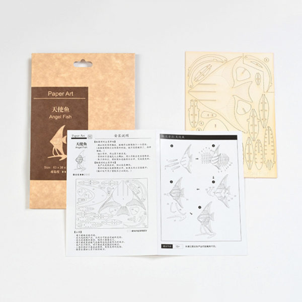 Puzzle 3D en bois, Kits d'assemblage d'animaux, décoration de Table à faire soi-même, sûr et Non toxique, facile à poinçonner, cadeau pour enfants – Image 2