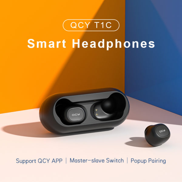 QCY couteurs Bluetooth 5 0 TWS oreillettes sans fil st r o 3D avec double Microphones 1