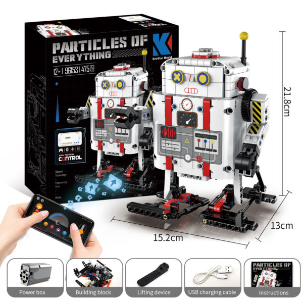 Robot Intelligent K96152 technique application t l commande briques blocs de construction programmation jouets pour enfants 4