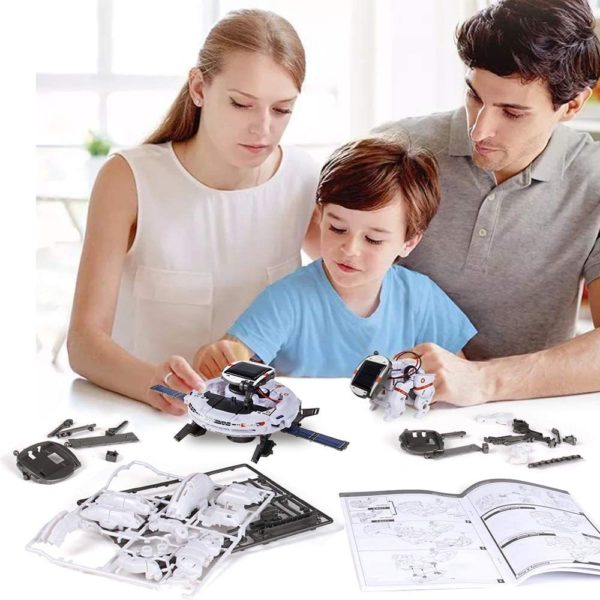 Robot solaire jouets ducatifs technologie STEM Kits scientifiques d apprentissage et d veloppement jouet de fantaisie 3