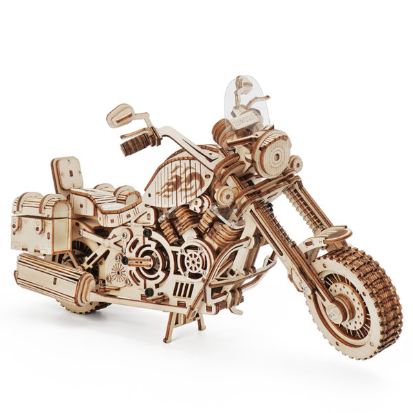 Robotime Puzzle de moto 3D en bois pour enfants Kit d assemblage de mod les en 5