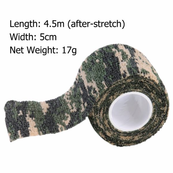 Ruban de couverture tactique de 4 5m quipement de tir de l arm e Camouflage discret 2