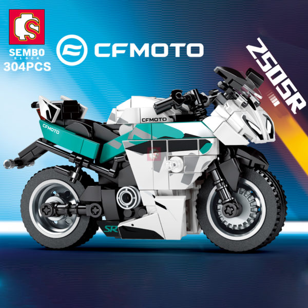 SEMBO BLOCK blocs de construction de moto de course 368 pi ces mod le de v