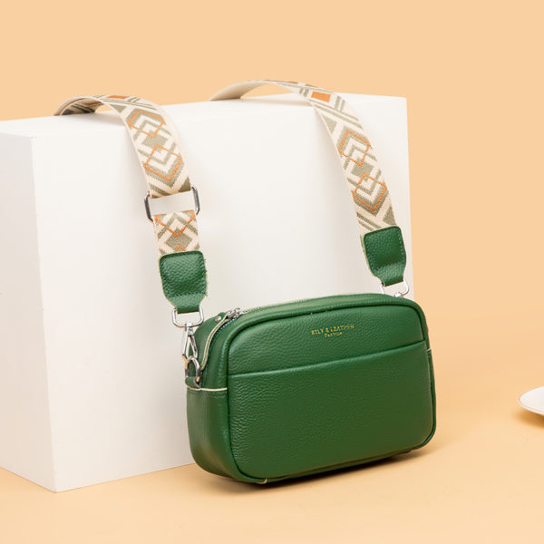 Sac à Bandoulière Vintage Cuir de Vache pour Téléphone Portable, Sacoche en Cuir Véritable, Accessoire à la Mode à Utilisation Quotidienne, Sacs à Main Portefeuille pour Femmes, Nouvelle Collection – Image 3