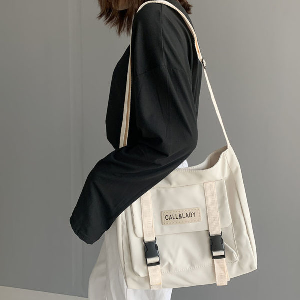 Sac bandouli re en nylon pour femmes sacoche japonaise simple sac cor en d tudiant sac 3