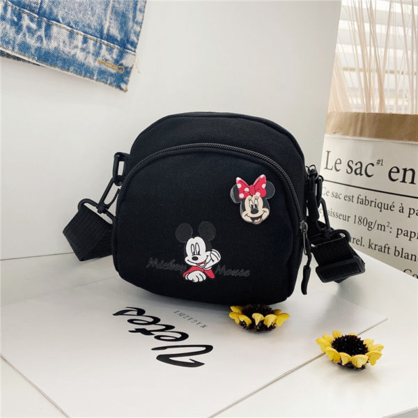 Sacs à main en toile Disney Mickey Mouse pour femmes, sacoche à bandoulière, fourre-tout mignon, cadeau pour filles – Image 5