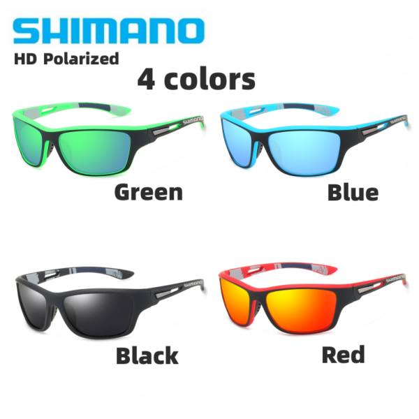 Shimano lunettes de soleil polaris es HD pour hommes et femmes sport de plein air mode 5