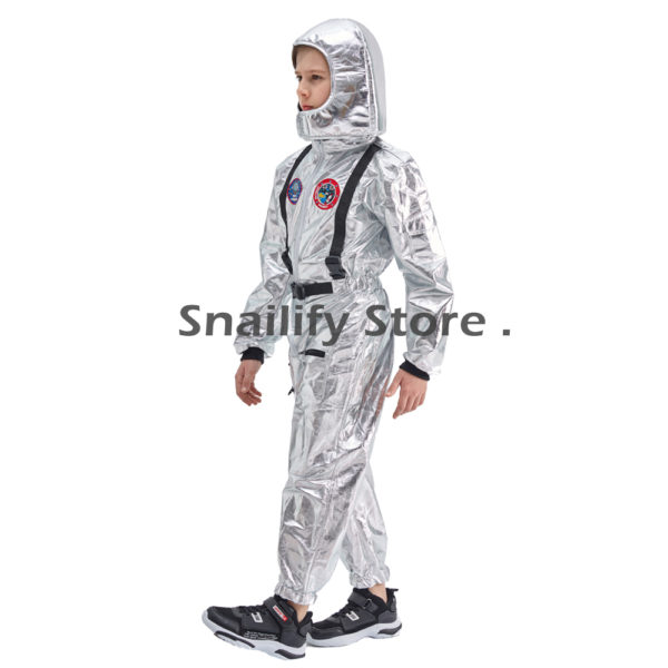 Snalify combinaison d astronaute en argent pour gar ons Costume d astronaute pour enfants Costume d 3