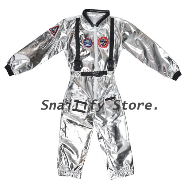 Snalify combinaison d astronaute en argent pour gar ons Costume d astronaute pour enfants Costume d 4