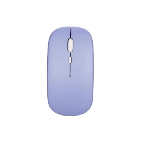 Souris Bluetooth sans Fil et Rechargeable Couleur Macaron pour PC, Accessoire avec Port USB pour Ordinateur Portable, Tablette, iPad, Mobile, Android, Windows, 2.4G – Image 4