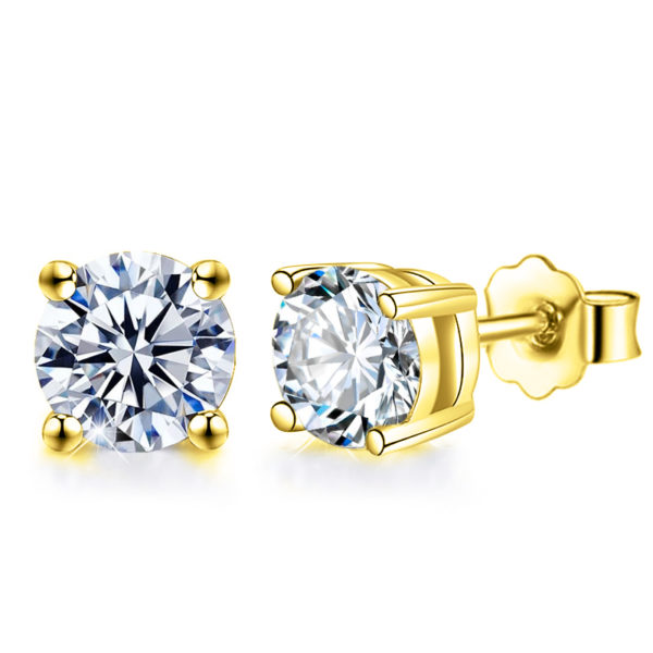Stylever boucles d oreilles en diamant Moissanite pour femmes bijoux de luxe en argent Sterling 925 2