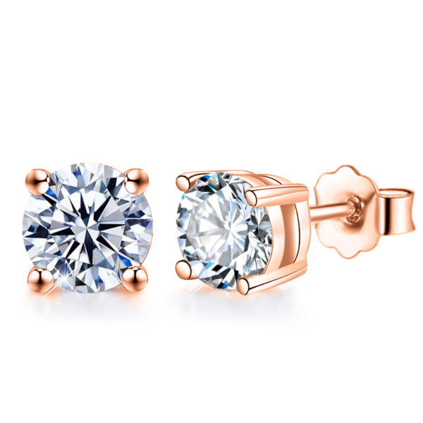 Stylever boucles d oreilles en diamant Moissanite pour femmes bijoux de luxe en argent Sterling 925 3