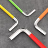 ThinkRider Outils de Réparation de Vélo Couleur, Clé en L, Hexagone Intérieur de Bicyclette, Jeu de Clés Hexagonales à Extrémité Sphérique 9P, 1.5 mm, 2 mm, 2.5 mm, 3 mm, 4 mm, 5 mm, 6 mm, 8 mm, 10mm – Image 4